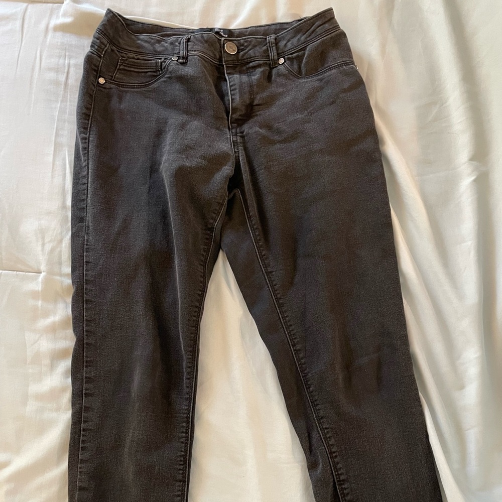Faded black skinny jeans 1822 Denim brand size 10